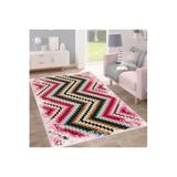 Rovigo Dijital Baskı Yıkanabilir Kaymaz Taban Salon Halısı Rvg1536-ht114, Pembe, 120 x 180
