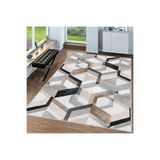 Rovigo Dijital Baskı Yıkanabilir Kaymaz Taban Salon Halısı Rvg1544-ht176, Kahverengi, 180 x 250