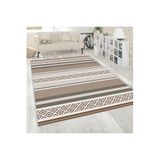 Rovigo Dijital Baskı Yıkanabilir Kaymaz Taban Salon Halısı Rvg1546-ht1391, Kahverengi, 180 x 250