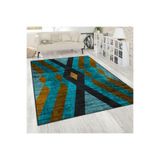 Rovigo Dijital Baskı Yıkanabilir Kaymaz Taban Salon Halısı Rvg1560-sd282, Mavi, 180 x 300