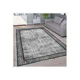 Rovigo Dijital Baskı Yıkanabilir Kaymaz Taban Salon Halısı Rvg1570-ht241, Gri, 180 x 250