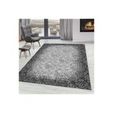 Rovigo Dijital Baskı Yıkanabilir Kaymaz Taban Salon Halısı Rvg1571-ht245, Gri, 160 x 300