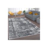 Rovigo Dijital Baskı Yıkanabilir Kaymaz Taban Salon Halısı Rvg1576-ht581, Gri, 180 x 250