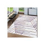 Rovigo Dijital Baskı Yıkanabilir Kaymaz Taban Salon Halısı Rvg1591-ht354, Mor, 180 x 250