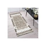 Rovigo Dijital Baskı Yıkanabilir Kaymaz Taban Salon Halısı Rvg1600, Kahverengi, 160 x 300