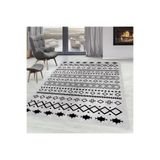 Rovigo Dijital Baskı Yıkanabilir Kaymaz Taban Salon Halısı Rvg1603, Gri, 120 x 180