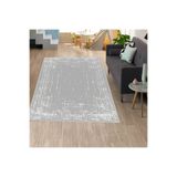 Rovigo Dijital Baskı Yıkanabilir Kaymaz Taban Salon Halısı Rvg1613, Gri, 120 x 180