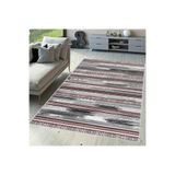 Rovigo Dijital Baskı Yıkanabilir Kaymaz Taban Salon Halısı Rvg1632-sd240, Gri, 160 x 300