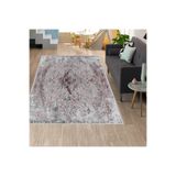 Rovigo Dijital Baskı Yıkanabilir Kaymaz Taban Salon Halısı Rvg1638-ht935, Gri, 120 x 180