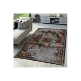 Rovigo Dijital Baskı Yıkanabilir Kaymaz Taban Salon Halısı Rvg1639-hy1204, Siyah, 180 x 300