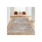 Rovigo Dijital Baskı Yıkanabilir Kaymaz Taban Salon Halısı Rvg1641-ht444, Gri, 180 x 300