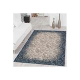 Rovigo Dijital Baskı Yıkanabilir Kaymaz Taban Salon Halısı Rvg1647-ht246, Mavi, 180 x 250