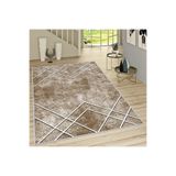 Rovigo Dijital Baskı Yıkanabilir Kaymaz Taban Salon Halısı Rvg1669, Kahverengi, 160 x 300