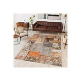 Rovigo Dijital Baskı Yıkanabilir Kaymaz Taban Salon Halısı Rvg1673, Bej, 160 x 300