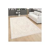 Rovigo Dijital Baskı Yıkanabilir Kaymaz Taban Salon Halısı Rvg1678, Bej, 180 x 300