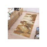 Rovigo Dijital Baskı Yıkanabilir Kaymaz Taban Salon Halısı Rvg1693, Kahverengi, 120 x 180