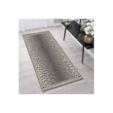 Rovigo Dijital Baskı Yıkanabilir Kaymaz Taban Salon Halısı Rvg1695, Gri, 120 x 180