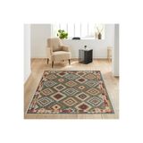 Rovigo Dijital Baskı Yıkanabilir Kaymaz Taban Salon Halısı Rvg1713, Yeşil, 180 x 300