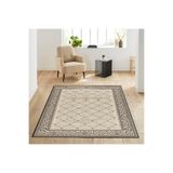 Rovigo Dijital Baskı Yıkanabilir Kaymaz Taban Salon Halısı Rvg1715, Bej, 160 x 300