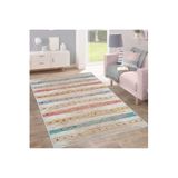 Rovigo Dijital Baskı Yıkanabilir Kaymaz Taban Salon Halısı Rvg1723, Bej, 160 x 300