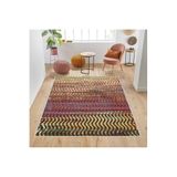 Rovigo Dijital Baskı Yıkanabilir Kaymaz Taban Salon Halısı Rvg1735, Kırmızı, 160 x 300