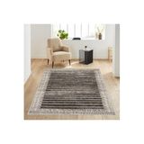 Rovigo Dijital Baskı Yıkanabilir Kaymaz Taban Salon Halısı Rvg1756, Kahverengi, 180 x 250