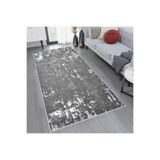 Rovigo Dijital Baskı Yıkanabilir Kaymaz Taban Salon Halısı Rvg1766, Gri, 120 x 180