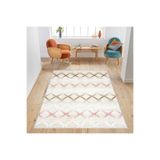 Rovigo Dijital Baskı Yıkanabilir Kaymaz Taban Salon Halısı Rvg1774, Bej, 120 x 180