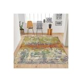 Rovigo Dijital Baskı Yıkanabilir Kaymaz Taban Salon Halısı Rvg1784, Yeşil, 180 x 300