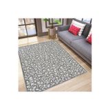Rovigo Dijital Baskı Yıkanabilir Kaymaz Taban Salon Halısı Rvg1789, Gri, 180 x 300