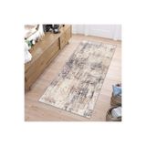 Rovigo Dijital Baskı Yıkanabilir Kaymaz Taban Salon Halısı Rvg1798, Bej, 180 x 250