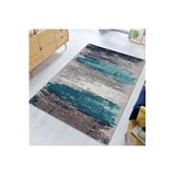 Rovigo Dijital Baskı Yıkanabilir Kaymaz Taban Salon Halısı Rvg1800, Gri, 180 x 300