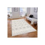Rovigo Dijital Baskı Yıkanabilir Kaymaz Taban Salon Halısı Rvg1826, Bej, 160 x 300