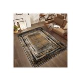 Rovigo Dijital Baskı Yıkanabilir Kaymaz Taban Salon Halısı Rvg1829-ht967, Kahverengi, 50 x 80