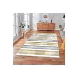 Rovigo Dijital Baskı Yıkanabilir Kaymaz Taban Salon Halısı Rvg1850-sd127, Bej, 180 x 250