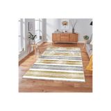 Rovigo Dijital Baskı Yıkanabilir Kaymaz Taban Salon Halısı Rvg1850-sd127, Bej, 180 x 300