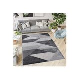 Rovigo Dijital Baskı Yıkanabilir Kaymaz Taban Salon Halısı Rvg1866-sd415, Gri, 180 x 300