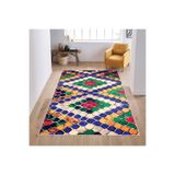 Rovigo Dijital Baskı Yıkanabilir Kaymaz Taban Salon Halısı Rvg1893-sd040, Sarı, 50 x 80