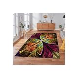 Rovigo Dijital Baskı Yıkanabilir Kaymaz Taban Salon Halısı Rvg1897-sd137, Mor, 180 x 300