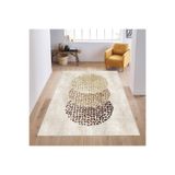 Rovigo Dijital Baskı Yıkanabilir Kaymaz Taban Salon Halısı Rvg1903-sd800, Bej, 180 x 300