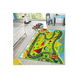 Rovigo Home Dijital Baskı Yıkanabilir Kaymaz Taban Çocuk Odası Halısı RVG4034 80x150 cm