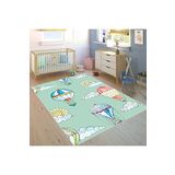 Rovigo Home Dijital Baskı Yıkanabilir Kaymaz Taban Çocuk Odası Halısı RVG4094-SD087 80x300 cm