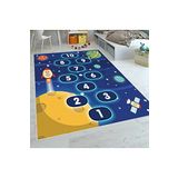 Rovigo Home Dijital Baskı Yıkanabilir Kaymaz Taban Çocuk Odası Halısı RVG4103-SD659 100x300 cm