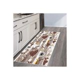 Rovigo Home Dijital Baskı Yıkanabilir Kaymaz Taban Mutfak Halısı RVG2059 100x150 cm