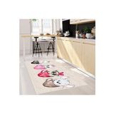 Rovigo Home Dijital Baskı Yıkanabilir Kaymaz Taban Mutfak Halısı RVG2085-SM11