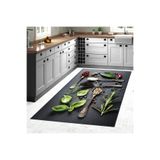 Rovigo Home Dijital Baskı Yıkanabilir Kaymaz Taban Mutfak Halısı RVG2089-SD510 160x230 cm