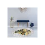 Rovigo Home Dijital Baskı Yıkanabilir Kaymaz Taban Oval Halı RVG7040-SD273 100x200cm