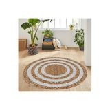 Rovigo Home Dijital Baskı Yıkanabilir Kaymaz Taban Yuvarlak Halı RVG7070-SD364 160x160cm