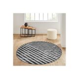 Rovigo Home Dijital Baskı Yıkanabilir Kaymaz Taban Yuvarlak Halı RVG7081 100x100cm