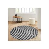 Rovigo Home Dijital Baskı Yıkanabilir Kaymaz Taban Yuvarlak Halı RVG7081 140x140cm